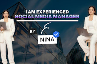be your social media manager and virtual assistant