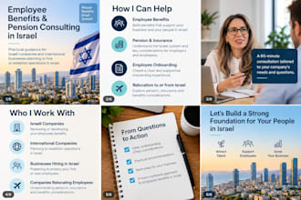 advise on israeli employee benefits, pensions and relocation