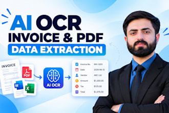 automate PDF and invoice data extraction using ai ocr