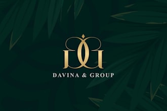 design a modern monogram and letter logo