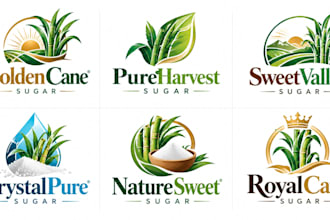 design a professional sweet candy, dessert, bakery, sweet shop, food sugar logo