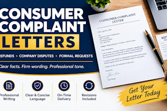 write a consumer complaint or refund request letter
