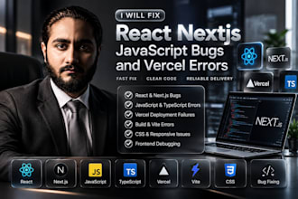 fix react nextjs bugs and vercel errors