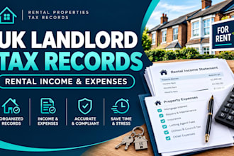 organize your UK rental income and expenses for landlord tax records