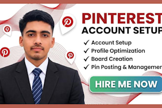 setup professional pinterest business account, boards, profile optimization