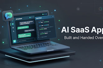 build ai saas app, ai web app and ai chatbot mvp development
