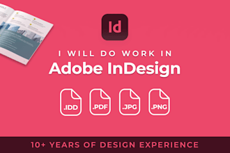 do adobe indesign project design or print setup