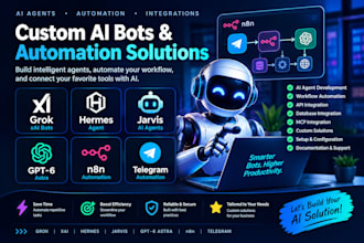 grok xai bots hermes agent jarvis ai agents gpt 6astra n8n telegram automation