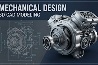 do mechanical design, 3d cad modeling and dfm engineering