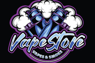 do incredible wonderful vape logo for your company