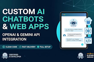 build a custom ai chatbot for your website using any API key like