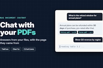 build an ai chatbot for your pdfs and documents with rag and citations
