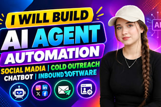 build ai agent automation social media cold outreach chatbot inbound software