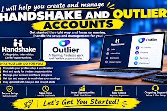 help you create and manage handshake and outlier accounts