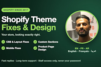 customize and fix your shopify theme with css and custom sections