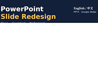 redesign and polish your powerpoint presentation slides