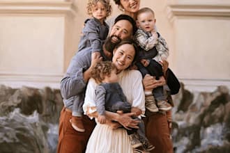 draw family portrait, couple and wedding portrait