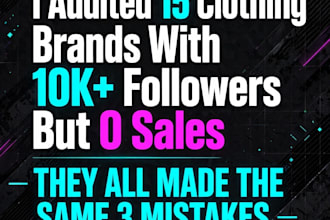 be your clothing brand instagram manager for growth