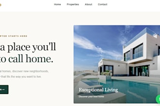 build a responsive real estate website