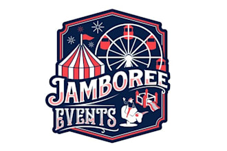 design carnival rental business event logo