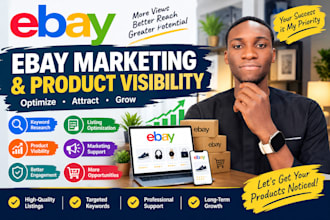 help with ebay marketing and product visibility