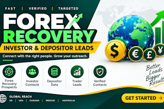 provide targeted quality forex UK mexico recovery leads investor depositor leads