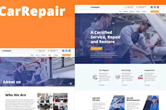 design auto repair, mechanic and car service