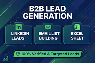 b2b lead generation linkedin leads email list building