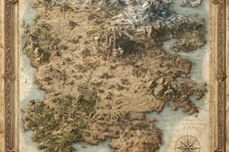 design a fantasy adventure map for your tabletop campaign