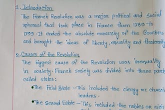 write neat handwritten english notes and assignments