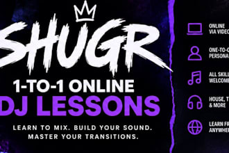 giving dj lessons one to one by video call