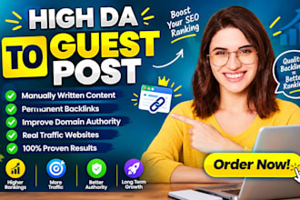 do guest post backlink, high da guest posting service, publish article