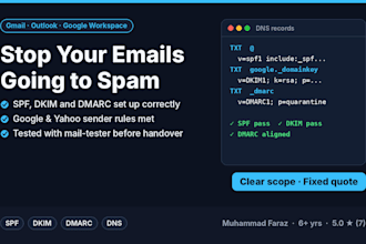 fix emails going to spam with spf, dkim and dmarc setup