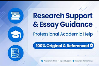 provide research support and essay guidance
