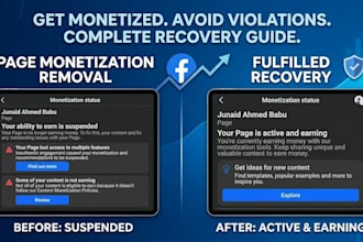 audit and help fix facebook monetization and recommendation issues