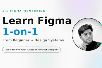 mentor you 1 on 1 in figma from beginner to design systems