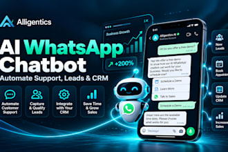 build an ai whatsapp chatbot for customer support and lead generation