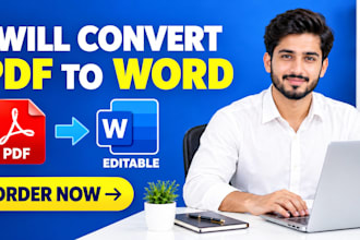 convert PDF to word or excel and fix formatting professionally