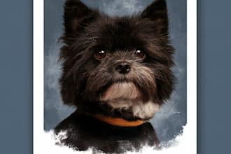 draw awesome pet line art
