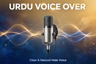 record urdu voice over for videos