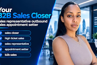 your sales closer outbound sales rep and appointment setter expert online sales