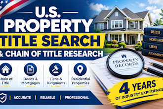 title search property ownership, deeds, mortgages, and liens