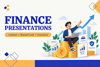 design finance presentations and reports