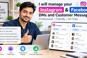 manage your instagram and facebook dms and customer messages