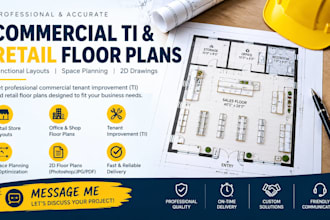 design commercial tenant improvement ti and retail space floor plan