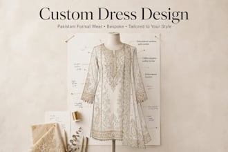 design modern ladies dresses, abaya and provide expert stitching pattern