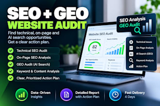 seo audit, technical and GEO audit