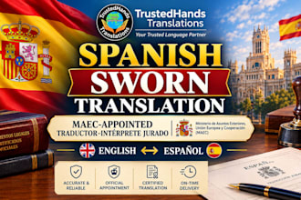 sworn certified translation in english and spanish authorized by maec