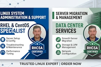 be your linux system administrator and server expert