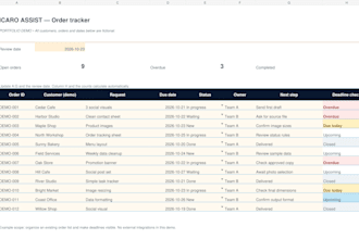 build a simple excel order tracker for your small business